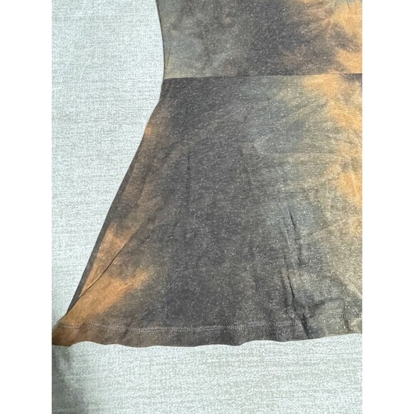 Michael Phillips A-Line Dress Women Medium Short Brown Tie Dye Brown Dress - Picture 3 of 10